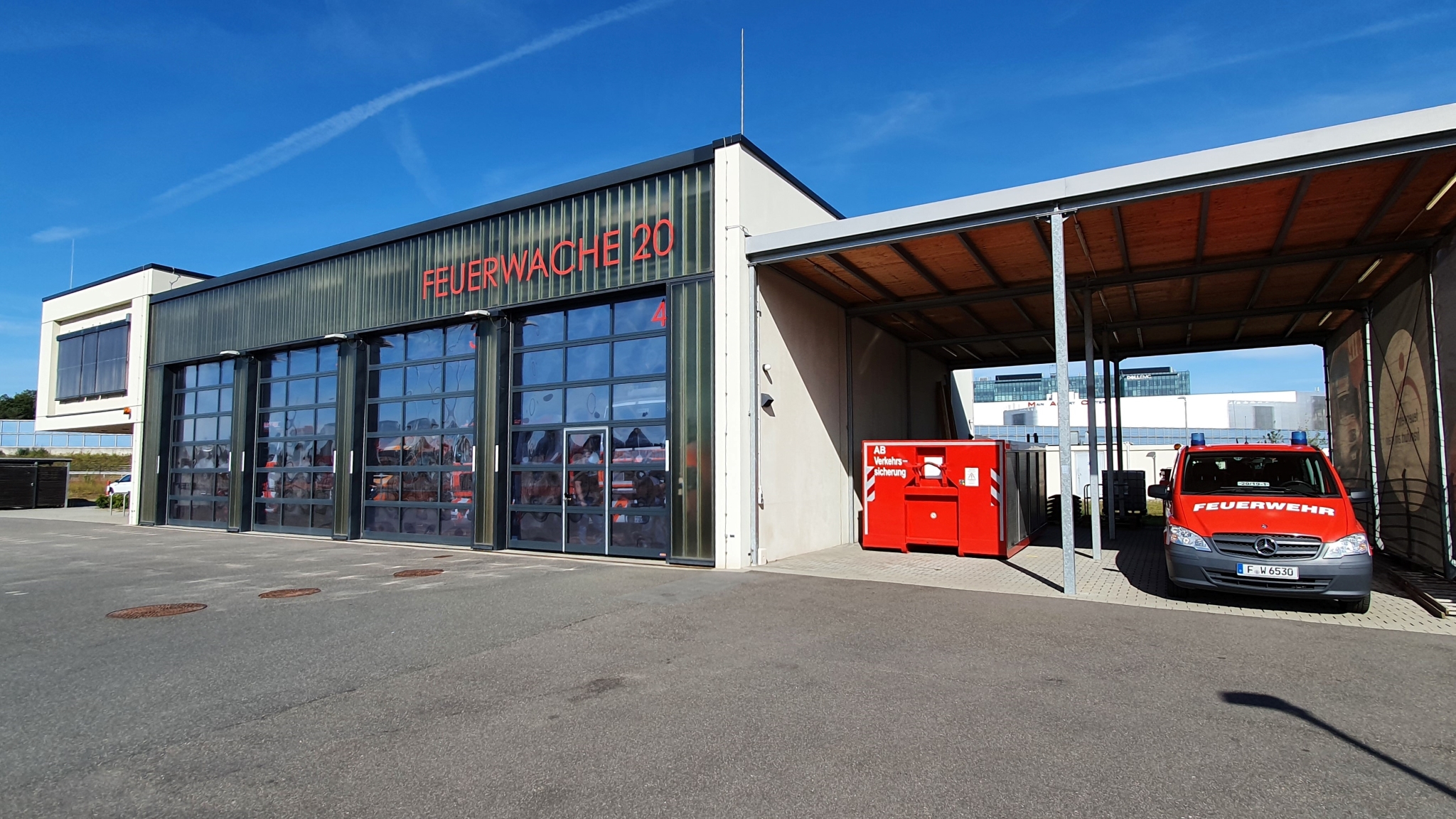 Feuer- und Rettungswache 20 | Frankfurt - Gateway Gardens | © BKRZ GmbH & Co. KG