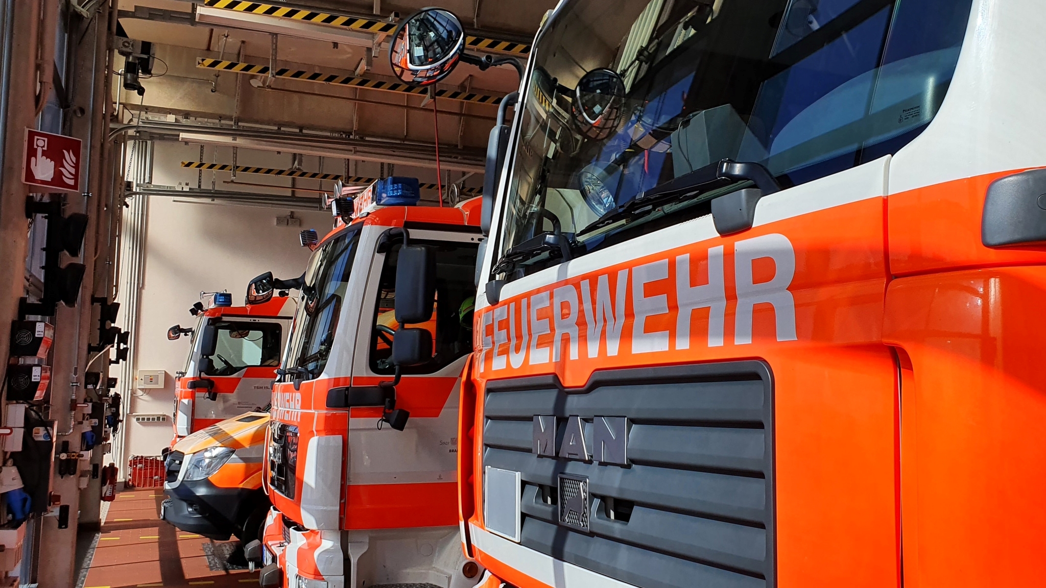 Berufsfeuerwehr | Fahrzeughalle | © BKRZ GmbH & Co. KG Berufsfeuerwehr | © BKRZ GmbH & Co. KG
