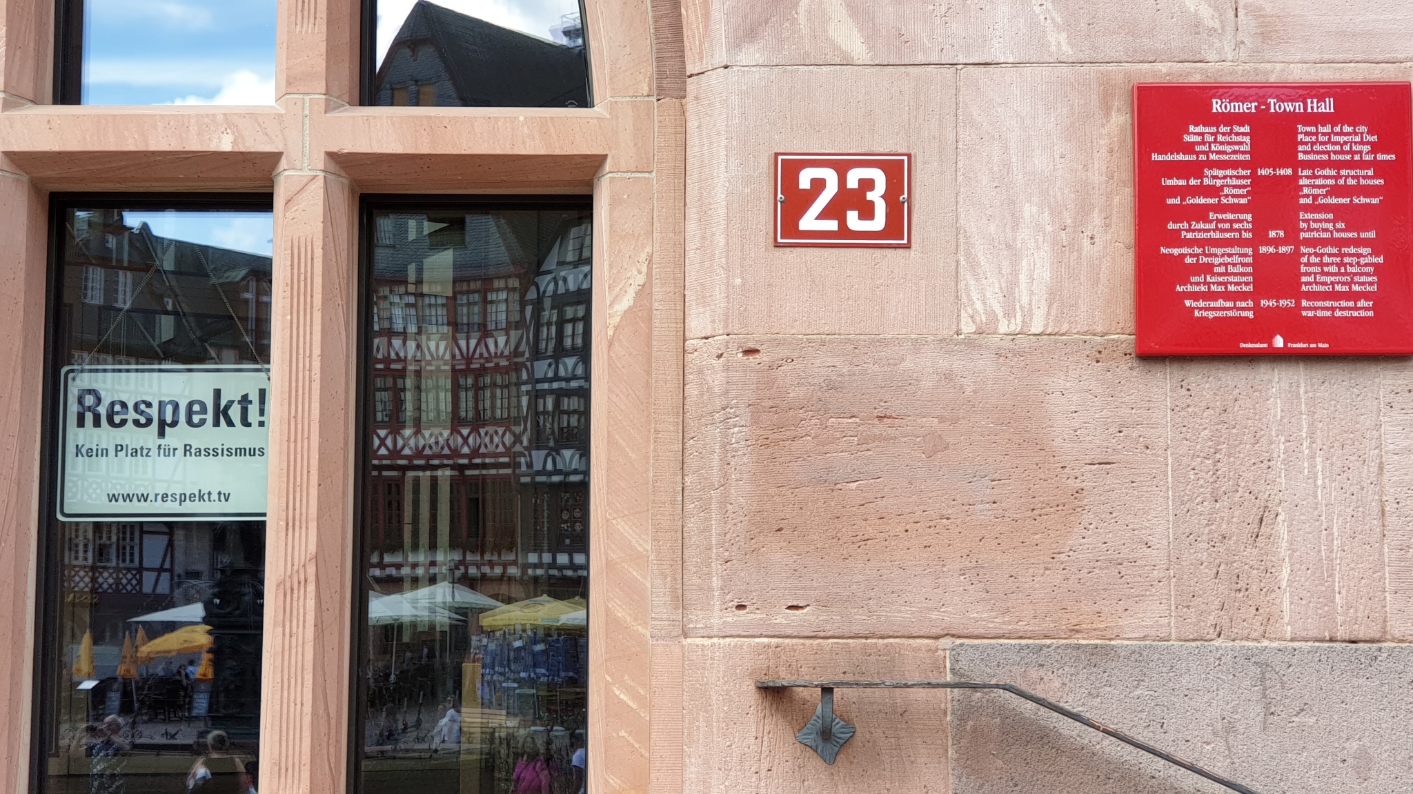 Rathaus Römer - Eingang | Foto © BKRZ GmbH & Co. KG