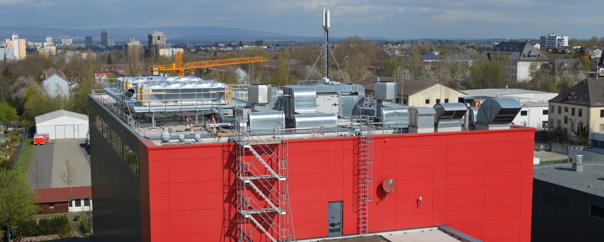 Blick über das Dach des Feuerwehr-Rettungs-Trainings-Centers (FRTC) | Foto © BKRZ GmbH & Co. KG