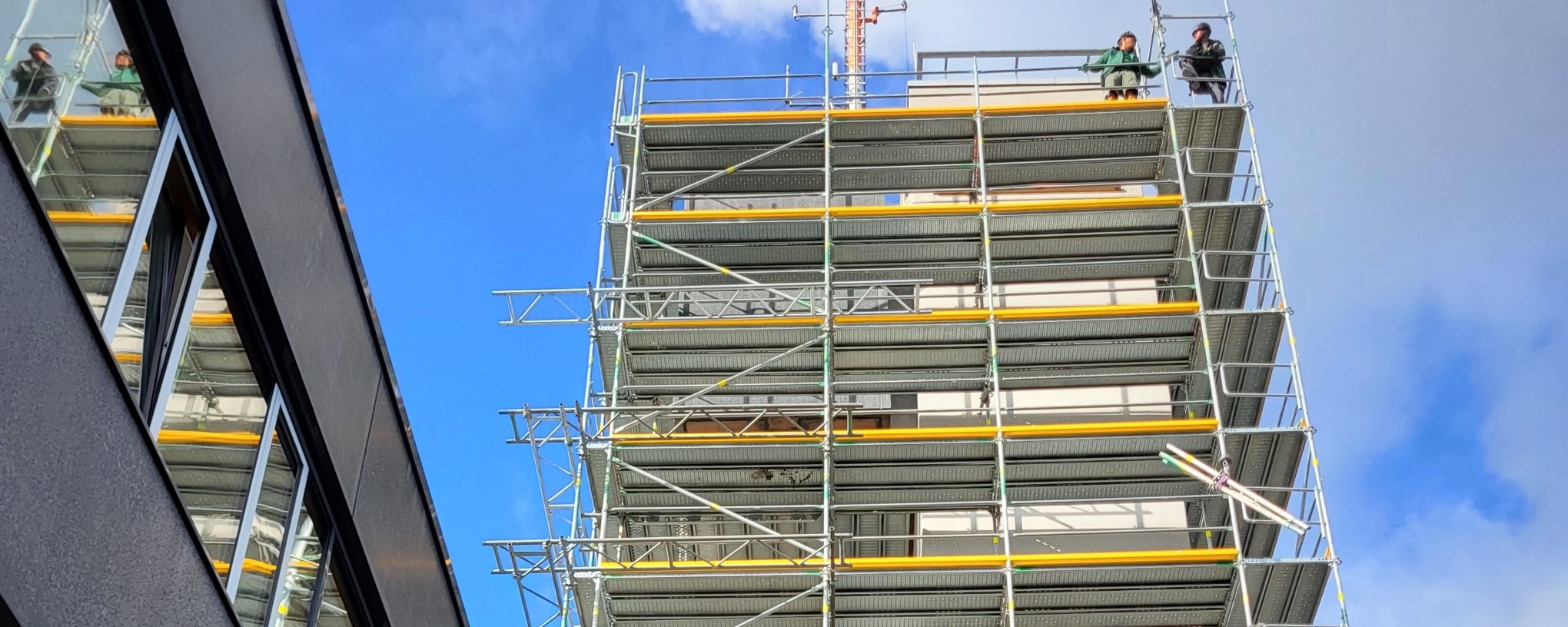 Sanierung des Schlauchturms im BKRZ 2023 | Foto © BKRZ GmbH & Co. KG